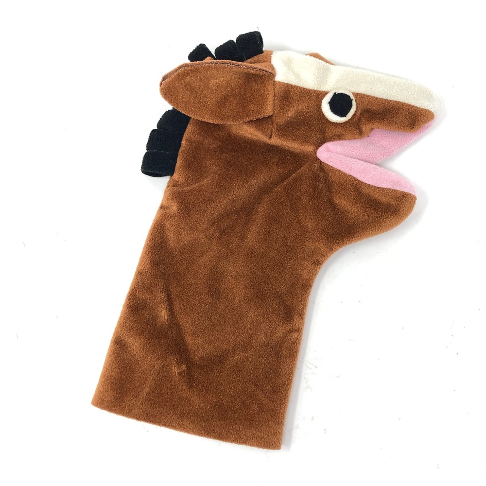 Baby Einstein Kids II Neighton Horse Hand Puppet Vintage Brown Pony 2006
